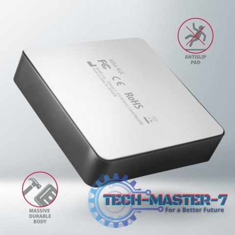 ADSA-M2C Stacja dokująca, USB-C 3.2 Gen 2 - 2x M.2 NVMe SSD CLONE MASTER ADSA-M2C Stacja dokująca, USB-C 3.2 Gen 2 - 2x M.2 NVMe SSD CLONE MASTER