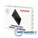 EE25-A6C Bezśrubowa aluminiowa obudowa zewnętrzna USB-C 3.2 Gen 1 - SATA 6G dla 2.5" SSD/HDD