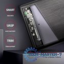 EE25-A6M Bezśrubowa aluminiowa obudowa zewnętrzna USB 3.2 Gen 1 - SATA 6G dla 2.5" SSD/HDD