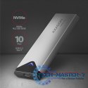 EEM2-UG2 Obudowa zewnętrzna aluminiowa, USB-C 3.2 Gen 2 - M.2 NVMe SSD, długość 42 do 80 mm szary