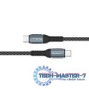 Kabel USB 2.0 typ C | USB 2.0 typ C 100W | QC 3.0| PD | 1.5m | Czarny