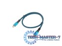 Kabel USB-C M/M USB4 0.5m 100W 8K 60HZ czarno-niebieski