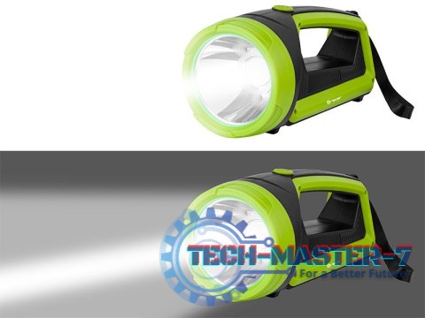 Latarka szperacz 3600 mAh zielona z power bankiem Latarka szperacz 3600 mAh zielona z power bankiem
