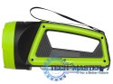 Latarka szperacz 3600 mAh zielona z power bankiem