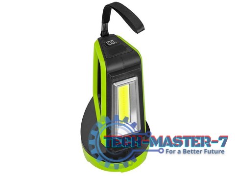 Latarka szperacz 3600 mAh zielona z power bankiem Latarka szperacz 3600 mAh zielona z power bankiem