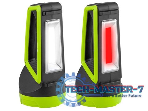 Latarka szperacz 3600 mAh zielona z power bankiem Latarka szperacz 3600 mAh zielona z power bankiem
