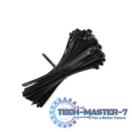 Opaski zaciskowe wielorazowe/trytytki | 7.2*250mm | Nylon UV | Czarne