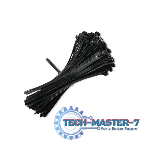 Opaski zaciskowe wielorazowe/trytytki | 7.2*250mm | Nylon UV | Czarne Opaski zaciskowe wielorazowe/trytytki | 7.2*250mm | Nylon UV | Czarne
