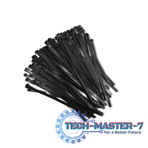 Opaski zaciskowe wielorazowe/trytytki | 7.2*250mm | Nylon UV | Czarne Opaski zaciskowe wielorazowe/trytytki | 7.2*250mm | Nylon UV | Czarne