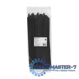 Opaski zaciskowe wielorazowe/trytytki | 7.2*300mm | Nylon UV | Czarne