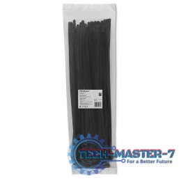 Opaski zaciskowe wielorazowe/trytytki | 7.2*400mm | Nylon UV | Czarne