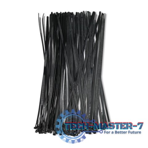 Opaski zaciskowe wielorazowe/trytytki | 7.2*450mm | Nylon UV | Czarne Opaski zaciskowe wielorazowe/trytytki | 7.2*450mm | Nylon UV | Czarne