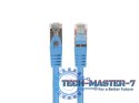 Patchcord kat.6 FTP 1M 10-pack fluke passed niebieski