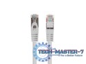 Patchcord kat.6 FTP 1M 10-pack fluke passed szary