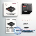 RSS-CD09 Ramka na 2,5" SSD-HDD do gniazda DVD, 9.5mm LED aluminium