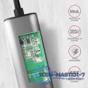 ADE-25R Karta sieciowa 2.5 Gigabit Ethernet, Realtek 8156, USB-A 3.2 Gen 1, automatyczna instalacja, szara