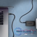 BUCM3-CM20AB Kabel USB-C - USB-C 3.2 Gen 1, 2m, PD 60W, 3A, ALU, oplot, czarny