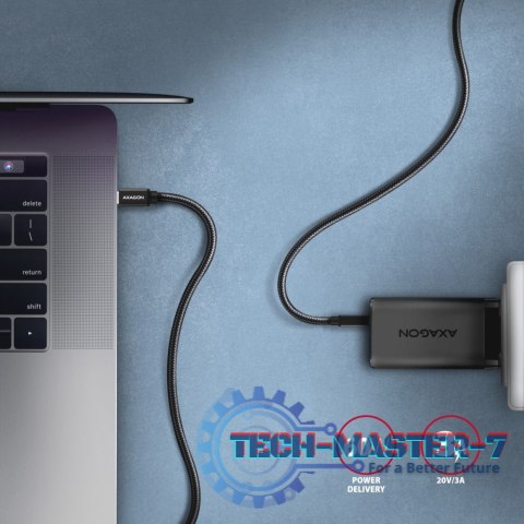 BUCM3-CM20AB Kabel USB-C - USB-C 3.2 Gen 1, 2m, PD 60W, 3A, ALU, oplot, czarny BUCM3-CM20AB Kabel USB-C - USB-C 3.2 Gen 1, 2m, PD 60W, 3A, ALU, oplot, czarny