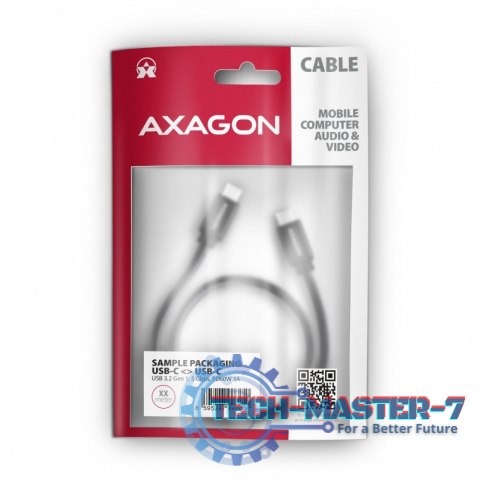 BUCM3-CM20AB Kabel USB-C - USB-C 3.2 Gen 1, 2m, PD 60W, 3A, ALU, oplot, czarny BUCM3-CM20AB Kabel USB-C - USB-C 3.2 Gen 1, 2m, PD 60W, 3A, ALU, oplot, czarny