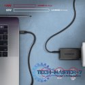 BUCM32-CM10AB Kabel USB-C - USB-C 3.2 Gen 2, 1m, PD 100W, 5A, 4K HD, ALU, oplot, czarny