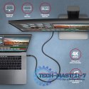 BUCM32-CM10AB Kabel USB-C - USB-C 3.2 Gen 2, 1m, PD 100W, 5A, 4K HD, ALU, oplot, czarny