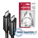 BUCM32-CM10AB Kabel USB-C - USB-C 3.2 Gen 2, 1m, PD 100W, 5A, 4K HD, ALU, oplot, czarny