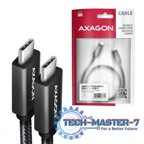 BUCM32-CM10AB Kabel USB-C - USB-C 3.2 Gen 2, 1m, PD 100W, 5A, 4K HD, ALU, oplot, czarny BUCM32-CM10AB Kabel USB-C - USB-C 3.2 Gen 2, 1m, PD 100W, 5A, 4K HD, ALU, oplot, czarny