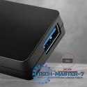 HUE-G1C Hub 4-portowy USB 3.2 Gen 1 SLIM kabel Type-C 14cm