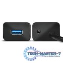 HUE-SA7BP Hub 7-portowy USB 3.2 GEN 1 aluminum charging hub, AC adapter