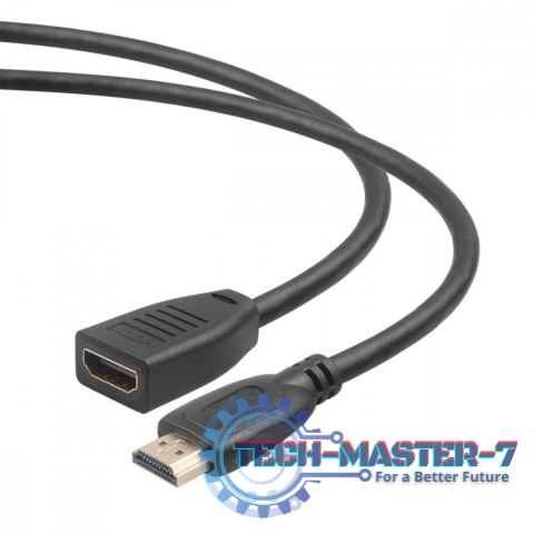 Kabel HDMI v2.0 F-M pozłacany 3m przedłużacz Kabel HDMI v2.0 F-M pozłacany 3m przedłużacz