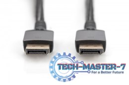 Kabel połączeniowy PREMIUM DisplayPort 8K60Hz UHD DP/DP M/M 3m Czarny