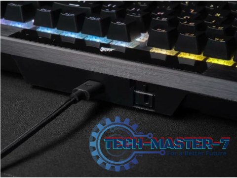 Klawiatura przewodowa K70 RGB Pro Black PBT Keycaps Klawiatura przewodowa K70 RGB Pro Black PBT Keycaps
