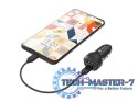 Ładowarka samochodowa Coney 1x USB 1x USB-C QC 3.0 48W Czarna