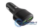 Ładowarka samochodowa Coney 2x USB 1x USB-C QC 3.0 Power Delivery 84W Czarna