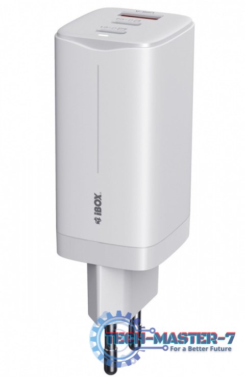 Ładowarka sieciowa ILUC65 GaN 65W USB-C biała Ładowarka sieciowa ILUC65 GaN 65W USB-C biała