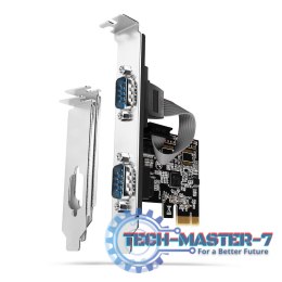 PCEA-S2N Kontroler PCIe 2x port szeregowy RS232 250 Kbps, w zestawie SP & LP