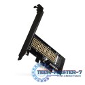 PCEM2-N Adapter wewnetrzny PCIe x4, 1x M.2 NVMe M-key slot, SP & LP