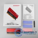 PCEM2-S Adapter wewnętrzny PCIe x16, 1x M.2 NVMe M-key slot aluminiowa osłona