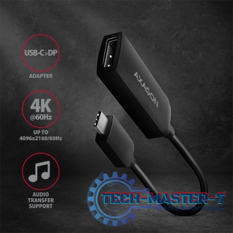 RVC-DP Konwerter/adapter USB-C -> DisplayPort, 4K/60Hz RVC-DP Konwerter/adapter USB-C -> DisplayPort, 4K/60Hz