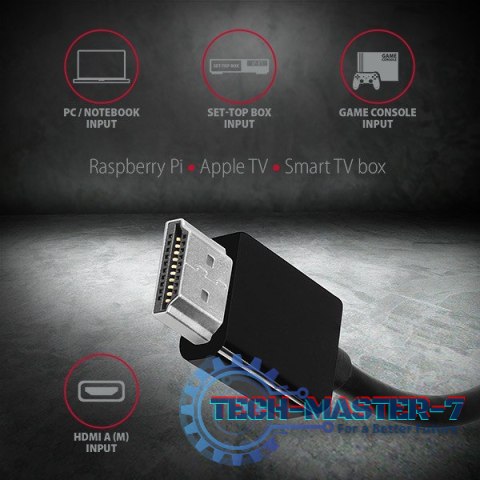 RVH-VGAN Adapter aktywny HDMI -> VGA FullHD, wyjście audio, micro USB złącze zasilania RVH-VGAN Adapter aktywny HDMI -> VGA FullHD, wyjście audio, micro USB złącze zasilania
