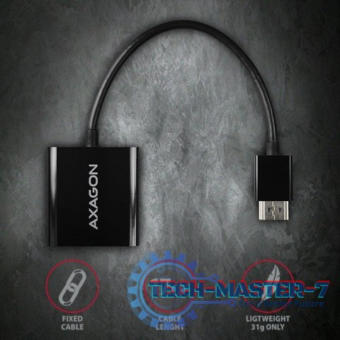 RVH-VGAN Adapter aktywny HDMI -> VGA FullHD, wyjście audio, micro USB złącze zasilania RVH-VGAN Adapter aktywny HDMI -> VGA FullHD, wyjście audio, micro USB złącze zasilania