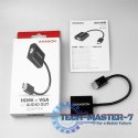 RVH-VGAN Adapter aktywny HDMI -> VGA FullHD, wyjście audio, micro USB złącze zasilania