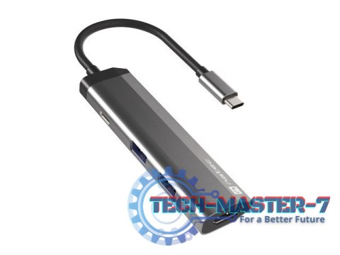 Stacja dokująca Multi Port Fowler Slim USB-C PD, 2x USB 3.0, HDMI 4K Stacja dokująca Multi Port Fowler Slim USB-C PD, 2x USB 3.0, HDMI 4K