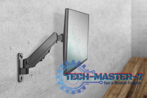 Uchwyt ścienny pojedynczy, 1xLCD, max. 32", max. obciążenie 8kg, ze sprężyną gazową, obrotowy Uchwyt ścienny pojedynczy, 1xLCD, max. 32", max. obciążenie 8kg, ze sprężyną gazową, obrotowy
