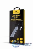 Adapter USB-C 5w1, PD, HDMI, Audio, USB 3.1, USB 2.0