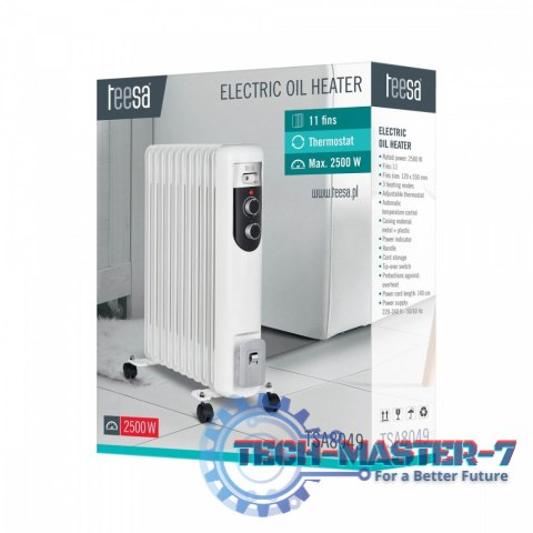 Grzejnik olejowy 2500 W (11 żeberek) Grzejnik olejowy 2500 W (11 żeberek)