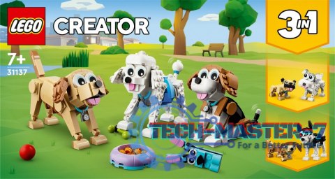 Klocki Creator 31137 Urocze psiaki Klocki Creator 31137 Urocze psiaki