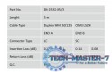 Patchcord światłowodowy FO LC-SC MM 50/125 OM3 duplex LSOH 5m