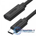 Przedłużacz USB-C 3.1 10Gbps; 4K; PD 100W; M/F; 1m; C14086BK-1M