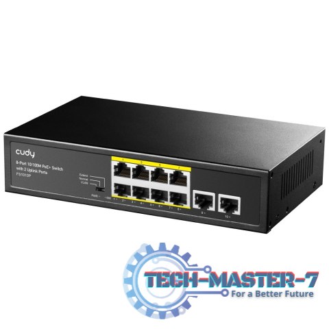 Przełącznik FS1010P 8xFE PoE+ 120W Przełącznik FS1010P 8xFE PoE+ 120W